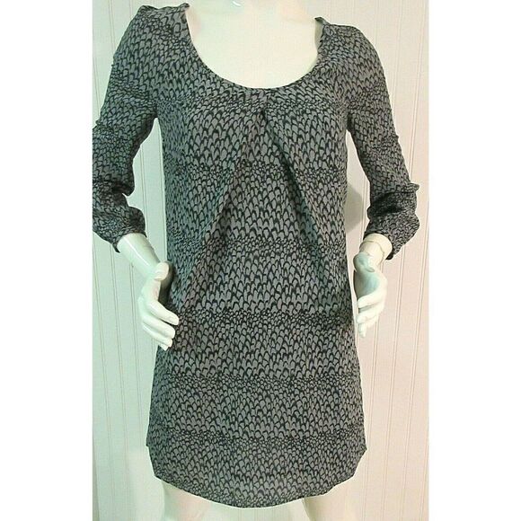 JACK BRAND SCALE PRINT DRESS GRAYISH COLOR SIZE XS - Picture 1 of 4